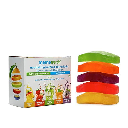 Mamaearth Fruit based Nourishing Clear Bathing Bar Baby Antibacterial Soap